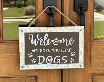 Personalized Galvanized Framed Chalkboard Sign | Back to School, Home Decor, Pregnancy Announcement, Dogs/Cats Welcome, Wedding, Custom Gift
