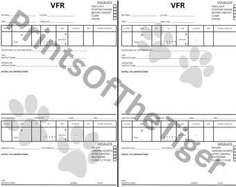 VFR Pilot Checklist Digital Download Essential Aviation Gifts For Student Pilots Training Tools Unique Pilot Gifts Aviation Enthusiast