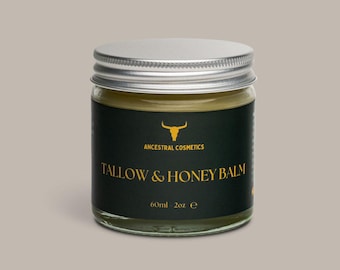 Talg- und Honigbalsam: Irisches Grass-Fed Beef, Bio-Hautcreme