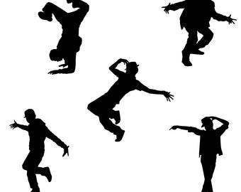 Hip Hop Male Dancer Silhouette Download