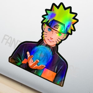 Pegatinas holográficas de anime / Pegatinas de anime para coche / Calcomanías de anime impermeables