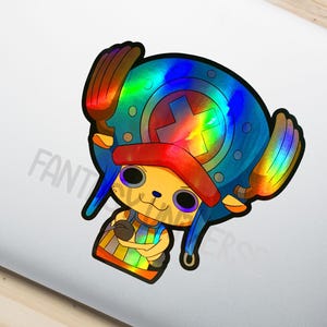Autocollants holographiques pour voiture/Autocollant de voiture anime/Autocollant imperméable anime
