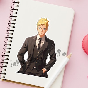 Anime hot boy sticker - Anime Husbando stickers - Anime ninja stickers