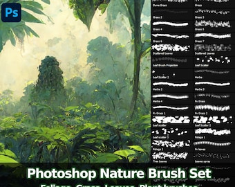 125 Photoshop brushes grass, foliage brush photoshop, photoshop grass brushes, trees brush for photoshop