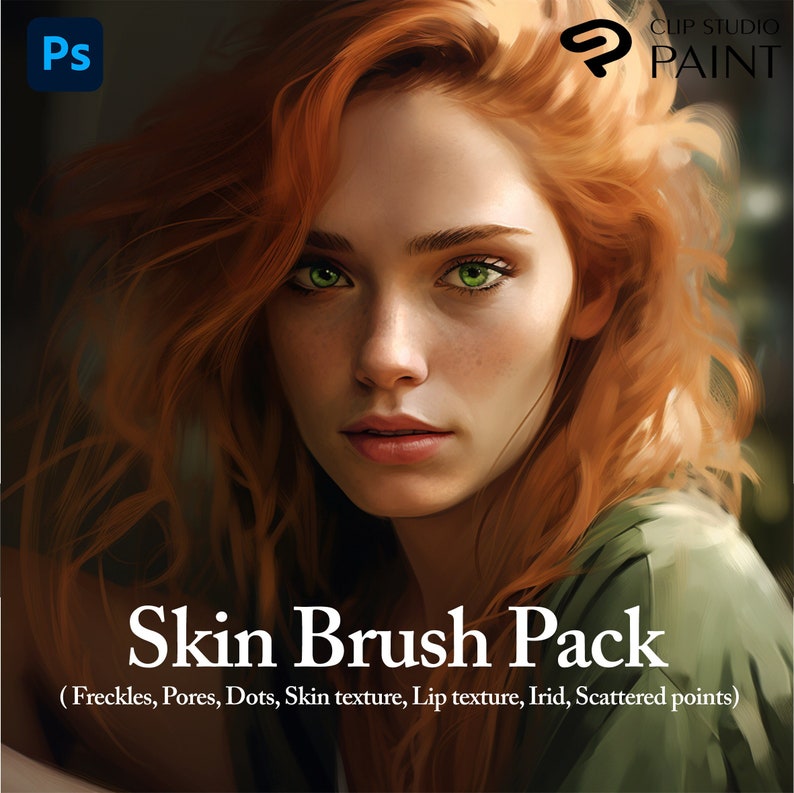 35 Skin Brushes Clip Studio Paint Skin Brushes Freckles