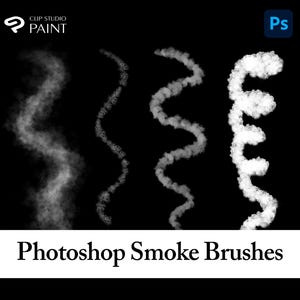 Photoshop Smoke Brush - Photoshop Fog Brushes - Clip Studio Paint smoke brushes