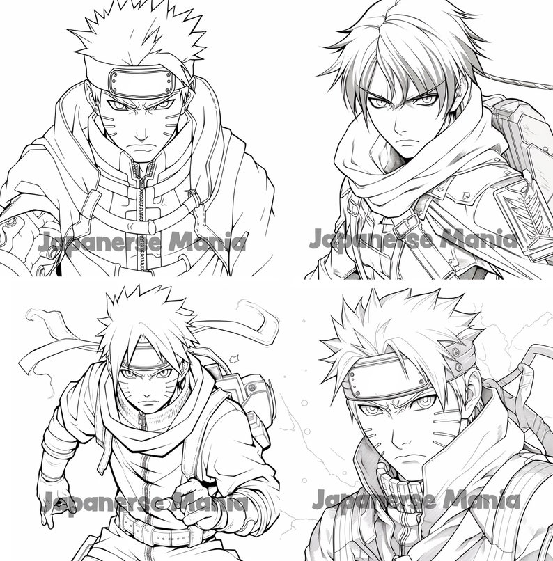 20 Anime Boys Coloring Pages Coloring Pages of Manga Boys Manga Boy