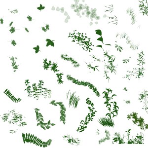 125 Photoshop Brushes Grass, Foliage Brush Photoshop, Photoshop Grass ...