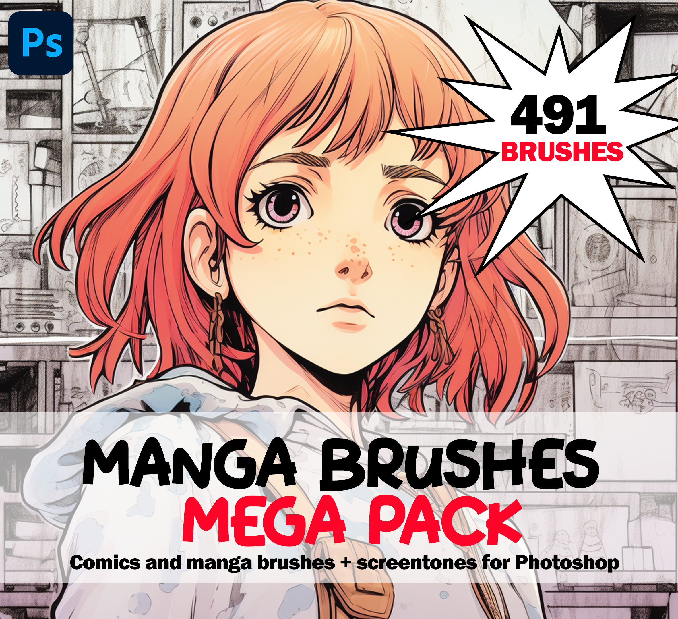 Ultimate Manga Anime and Comics Brush Mega Pack Etsy