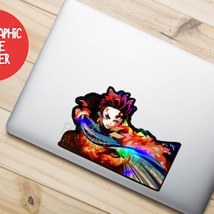Holographic anime Stickers / Anime Car Sticker / Waterproof Anime Decal