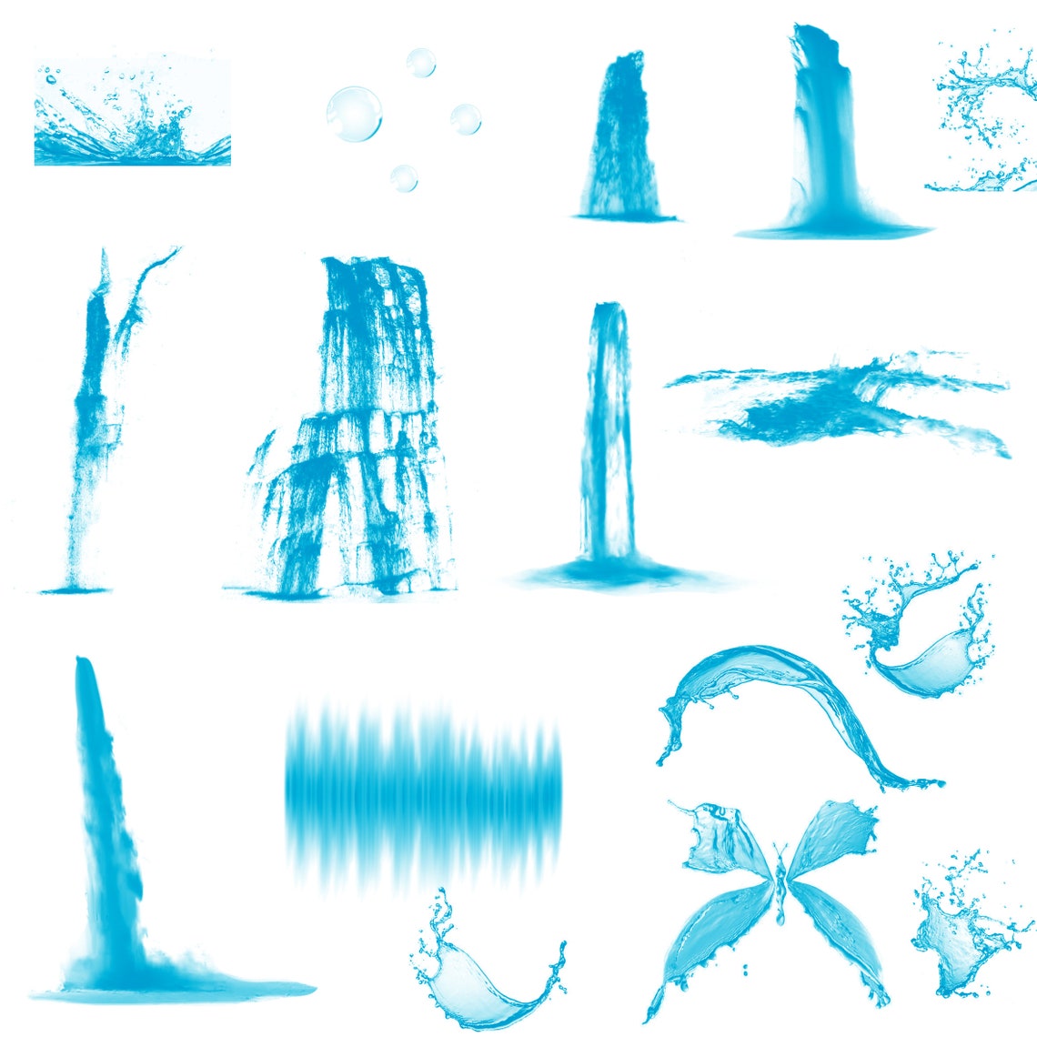Water Brushes. Water Brushpack water, Waterfall, Bubbles
