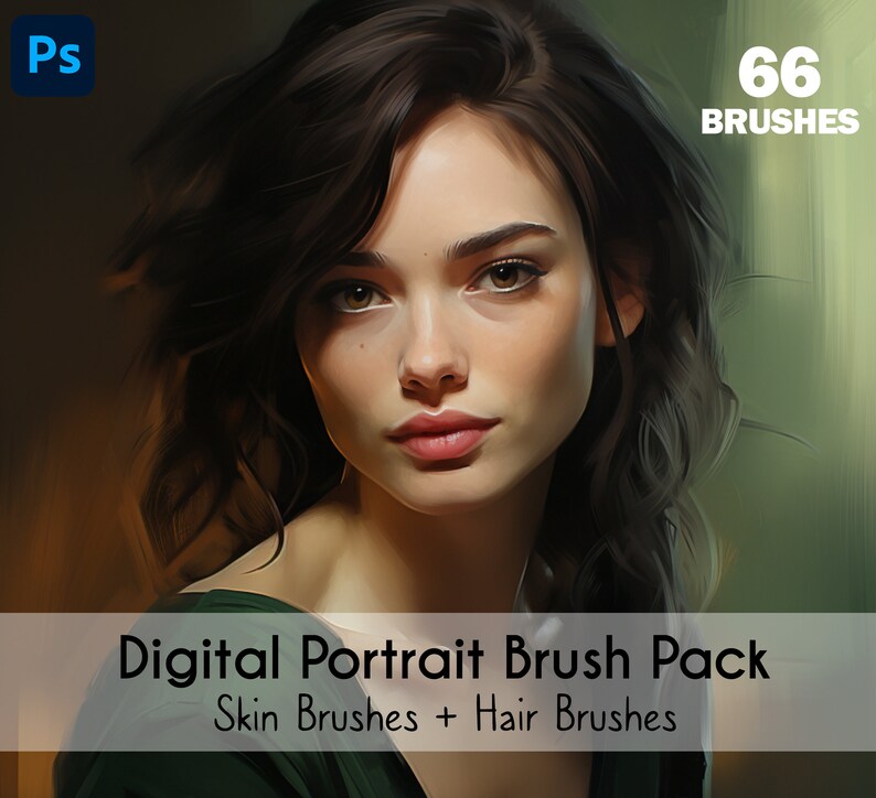 Portrait Brush Pack Skin Brushes pore, Freckles, Texture