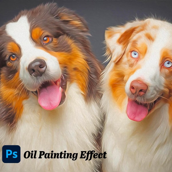 Effet peinture à l'huile Photoshop - Filtres pour peinture à l'huile Photoshop - Effet peinture à l'huile photo