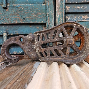 Antique Large Pulley Barn Find Upstate NY Western NY
