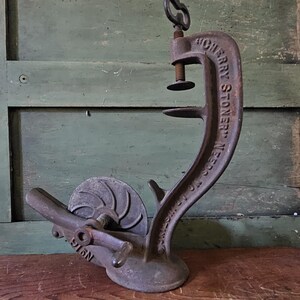 Antique Rustic Primitive Cherry Pitter Cherry Stoner Enterprise MFG CO Philadelphia