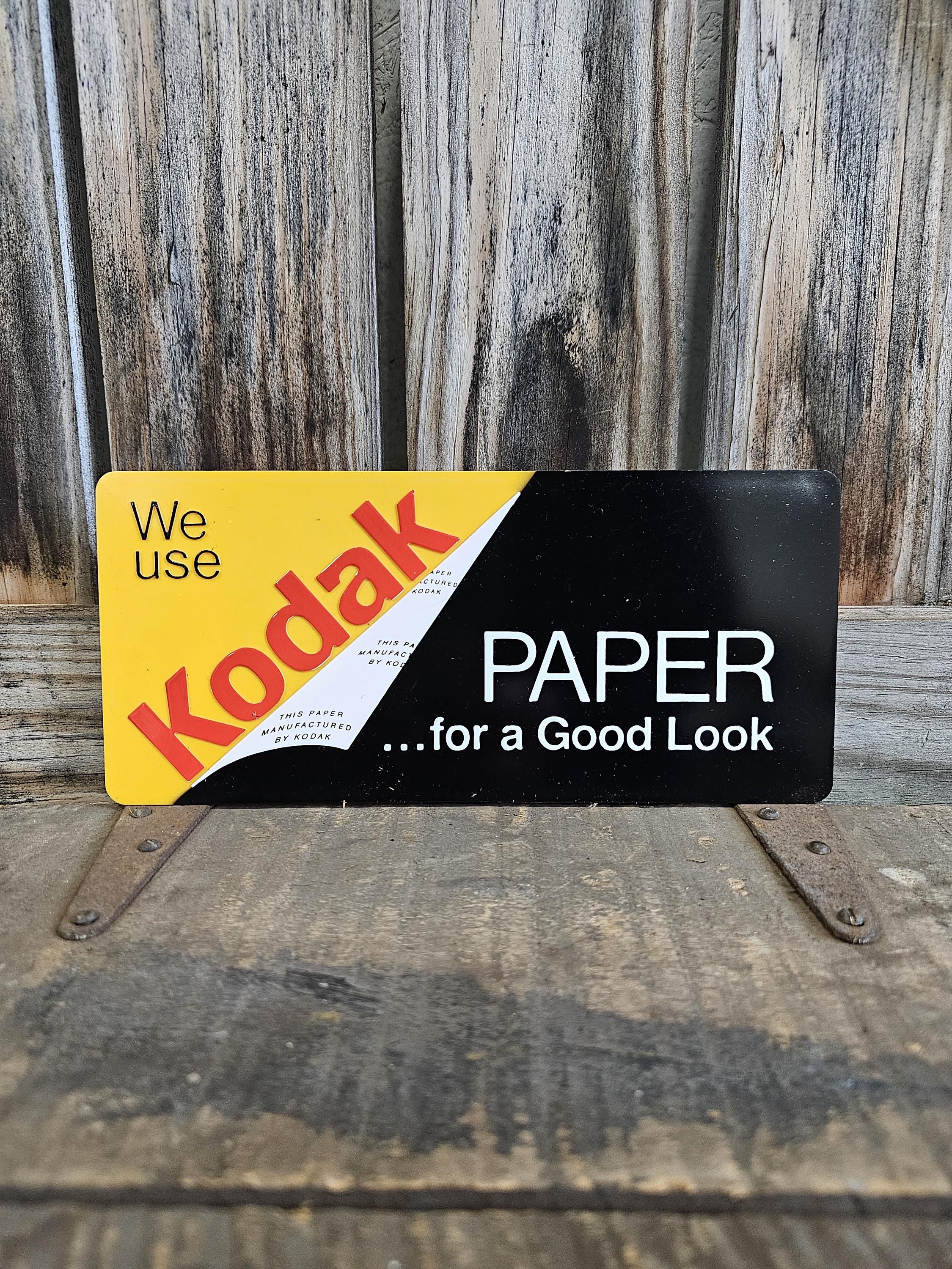 Vintage Kodak Sign - Etsy