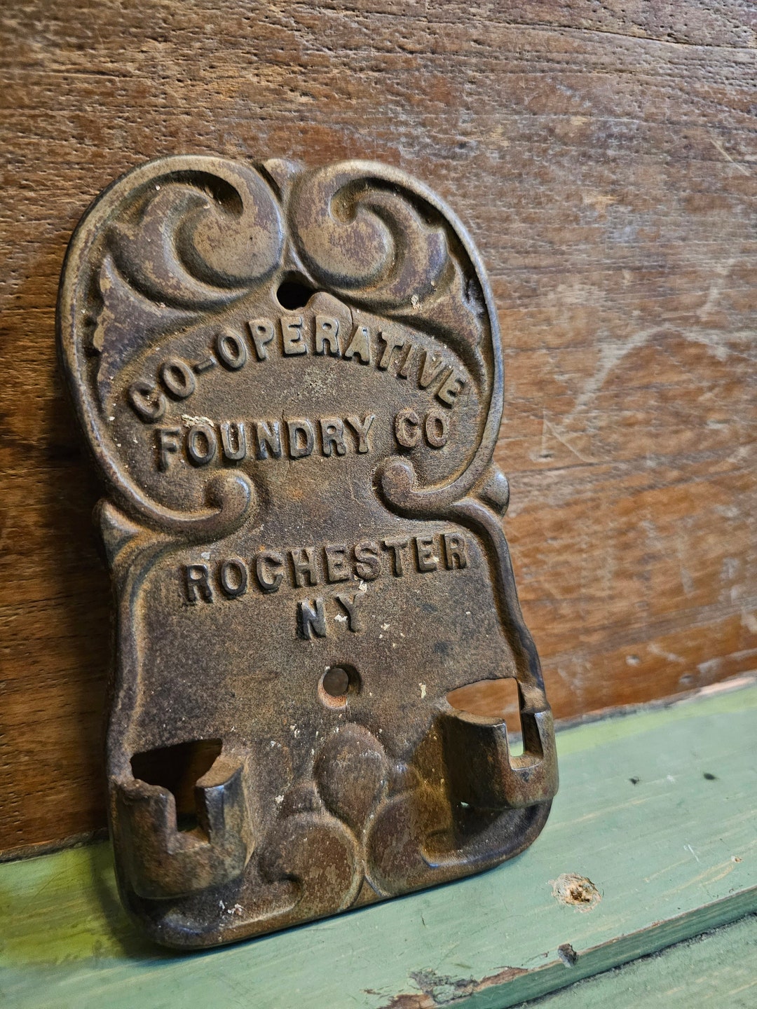 Antique Coal Furnace Damper Control Cooperative Foundry Co Rochester