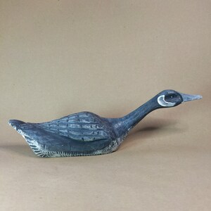 Vintage Carved Wooden Duck Upstate NY Barn Find Folk Art Cottage Core