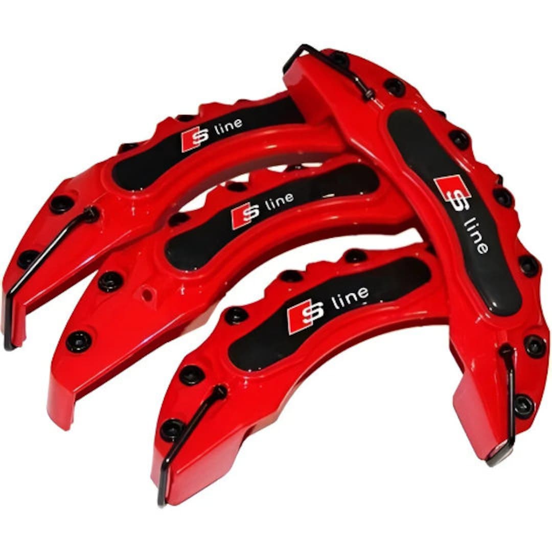 4PC Brake Caliper Covers Audi Sline Red / Audi Accessories / Etsy