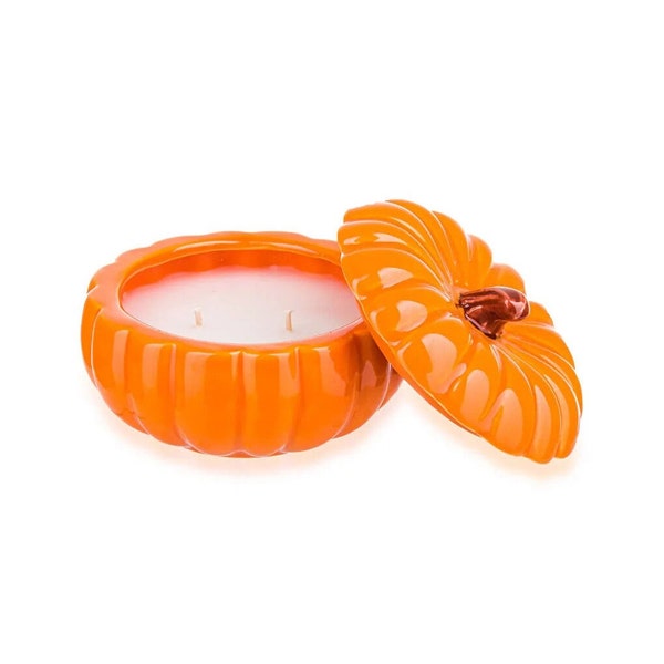 Pumpkin Shaped Candle Etsy