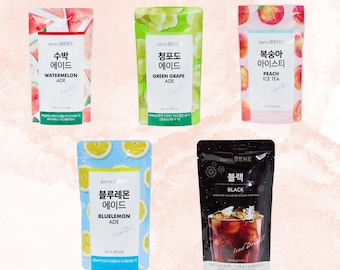 5 Korean Pouch Drinks | Korean | Pouch Drink | Asian Snack | Asian Drink | Korean Snack | Exotic Snack