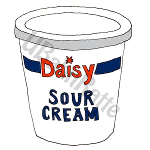 Daisy Sour Cream Doodle Downloadable