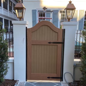 Custom Gate Hinges and Jam