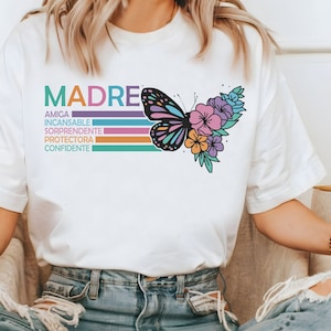 Día de las Madres Españolas PNG/ Retro Madre PNG/ Mamá Mariposa png/ Día de la Madre png/ Mamá Inspiracional sublimación png/ Retro Español Mamá Png