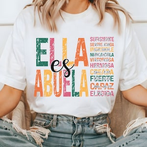 Abuela PNG/ Bendita Mamá Png/ Mamá Española/ Ella es Mamá PNG/ Ella es Mamá PNG/ Mom Life Png/ Día de la Madre Png/ Regalo para mamá/ Abuela Png