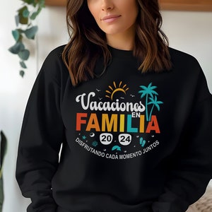 Vacances en famille 2024 SVG PNG | Vacances en famille 2024 Svg | Espagnol vacances 2024 Svg | Voyage en famille SVG | Svg famille chemise | Voyage en espagnol