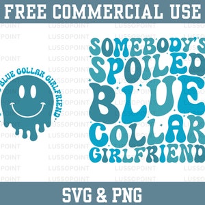 Novia de cuello azul SVG PNG/ Novia de cuello azul mimada de alguien Svg/ Novia SvgPng/ Novia mimada/ Maqueta incluida