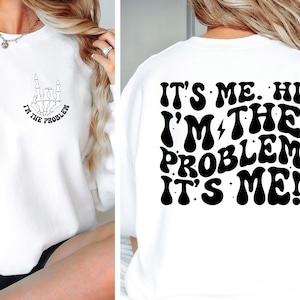 Ik ben het, hallo ik ben het probleem, ik ben het SVG PNG| Albumshirt| Grappige SVG| Antiheldenclub png| Vakantiecadeau| Ik ben het probleem shirtontwerp