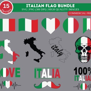 Italiaanse vlag SVG PNG-bundel | Italiaanse vlag, png| Gelaagde gesneden bestanden Italiaanse vlag| Italië Svg-bundel | Cricut Italië-svg