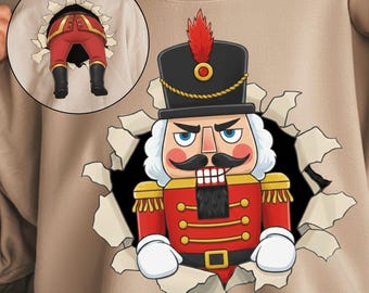 Funny Christmas Nutcracker Png, Nutcracker Front and Back Png, Merry Christmas Shirt Sublimation, Preppy Christmas Png, Tis The Season Png