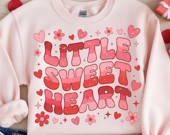 Kleiner Schatz Png, kleines Mädchen-Valentinstag-Png, Baby-Valentinstag-Png-Sublimationsdesign, Kinder-Valentinstag-Png (digitaler Download)