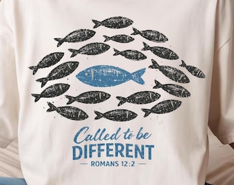 Christian Vintage Streetwear Png, Called To Be Different Png, Christian Faith Quote, Love Like Jesus Png, Religious Png (Digital Download)