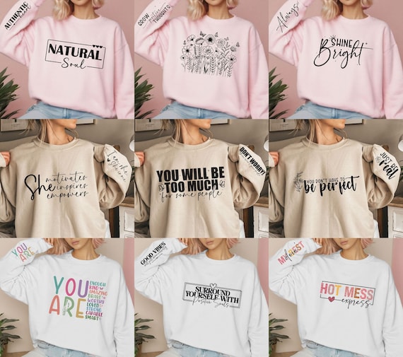 Positive Quotes SVG PNG Bundle| Boho Motivational Svg Bundle| Self Love Svg Bundle| Inspirational Svg Bundle| Mental  Svg | Sleeve Svg Png