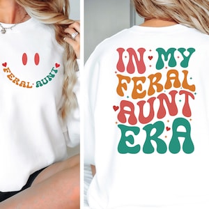 In meiner wilden Tante Ära SVG PNG | Tante Era Shirt | Jemandes wilde Tante Shirt | Geschenk für Tante | Baby-Ankündigung für Tante | Mockup inklusive