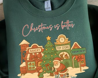 Custom Small Town Christmas PNG: Personalized Zipcode Christmas PNG (Digital Download)