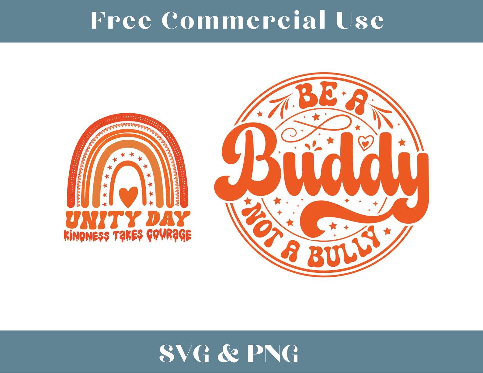 Be A Buddy Not A Bully SVG| Unity Day PNG| Unity Day Svg| Stop Bullying ...