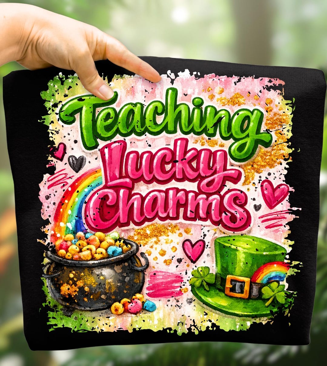 Preppy Teaching Lucky Charms Png, St Patricks Day Png, Shamrock Png ...