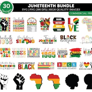 Lot SVG du 17 juin | Bundle PNG Juneteenth | Valeur nutritive du roi noir svg | Célébrez le juin| Chemise noire du mois de l'histoire