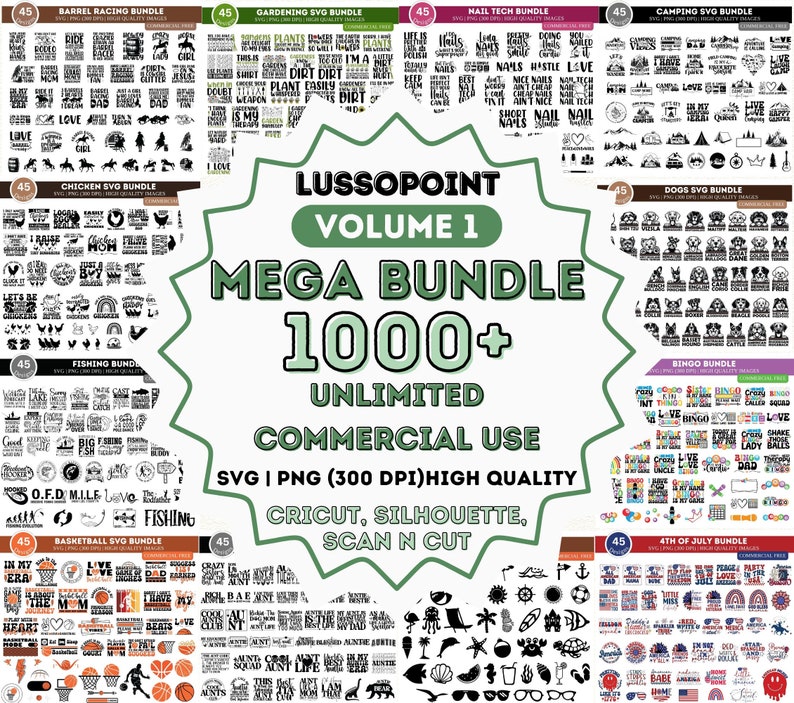 Mega Svg Bundle| All Files in Shop SVG| Entire Shop Bundle SVG ...