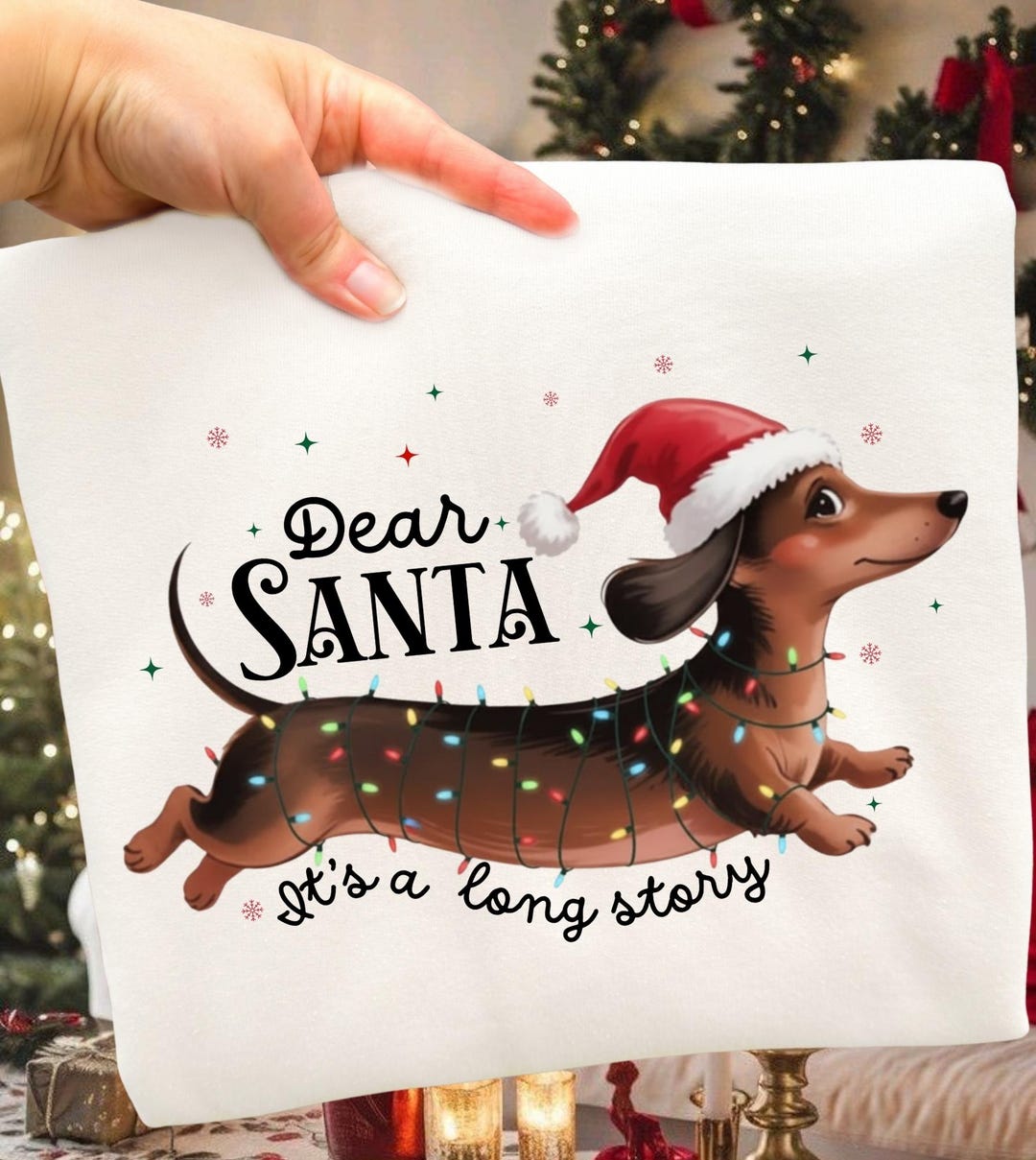 Dachshund Christmas PNG: Funny Christmas Png (digital Download) - Etsy