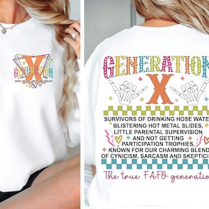 Generatie X SVG-PNG| Gen X-svg| Cricut met verhoogde waterverwaarlozing| Sarcasme, png| Trendy-svg| heldere Doodle png| Nostalgisch | Knipbestand T-shirt jaren 80|