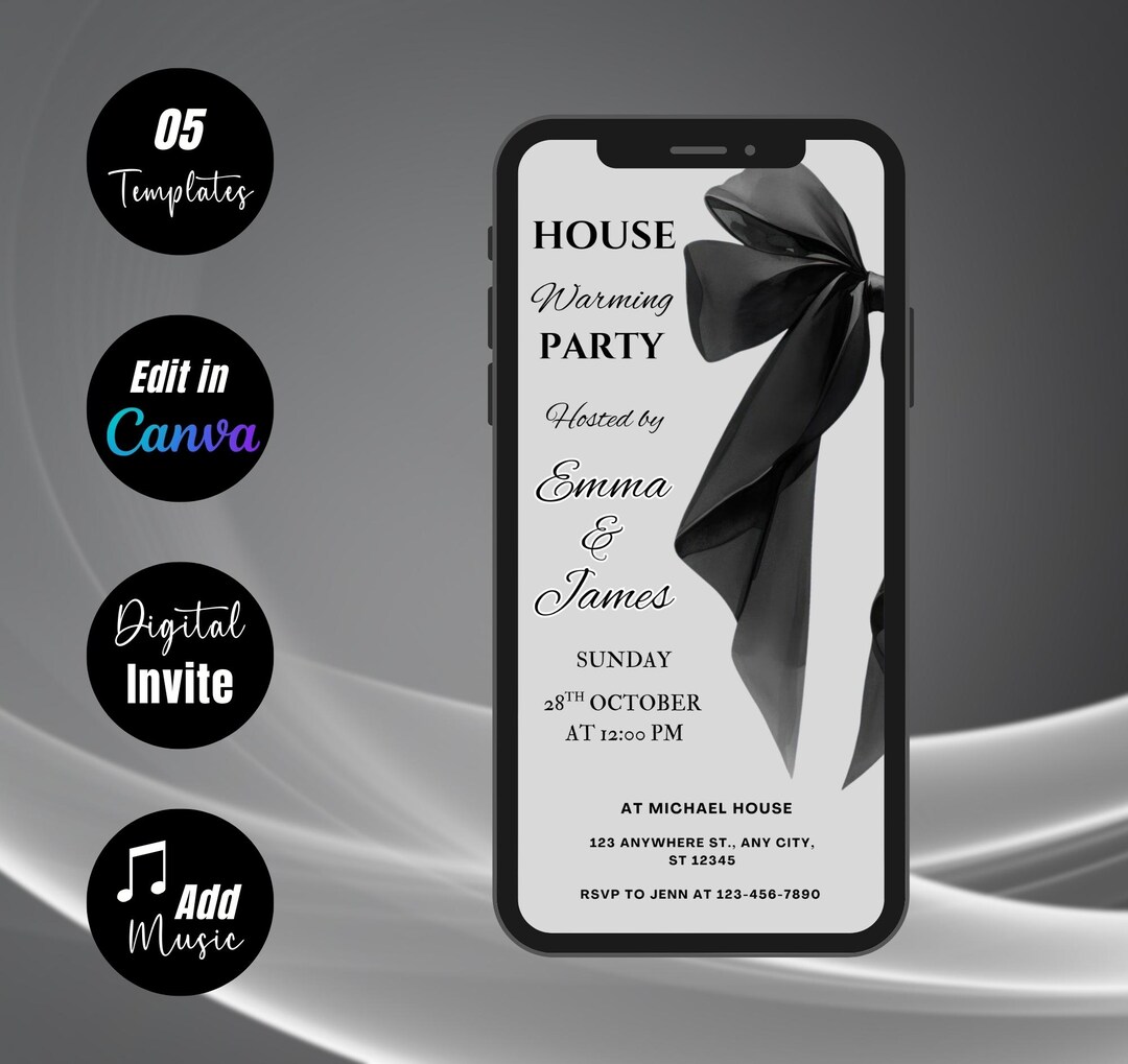 Digital Housewarming Party Invitation Template, House Warming ...