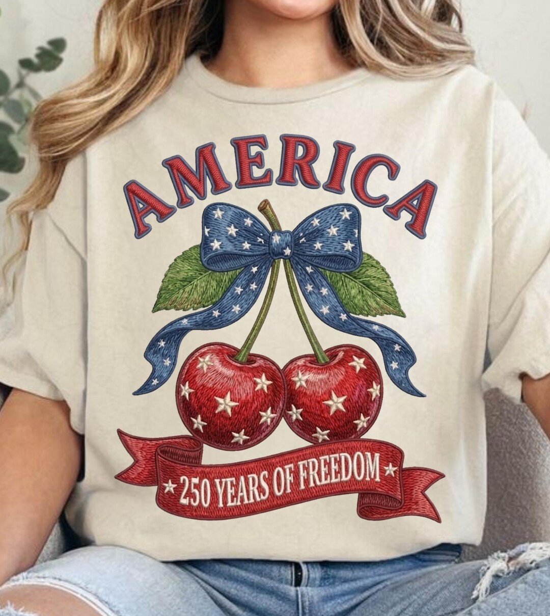 Retro Cherry America Coquette PNG, 4th of July Png, America Checkered ...