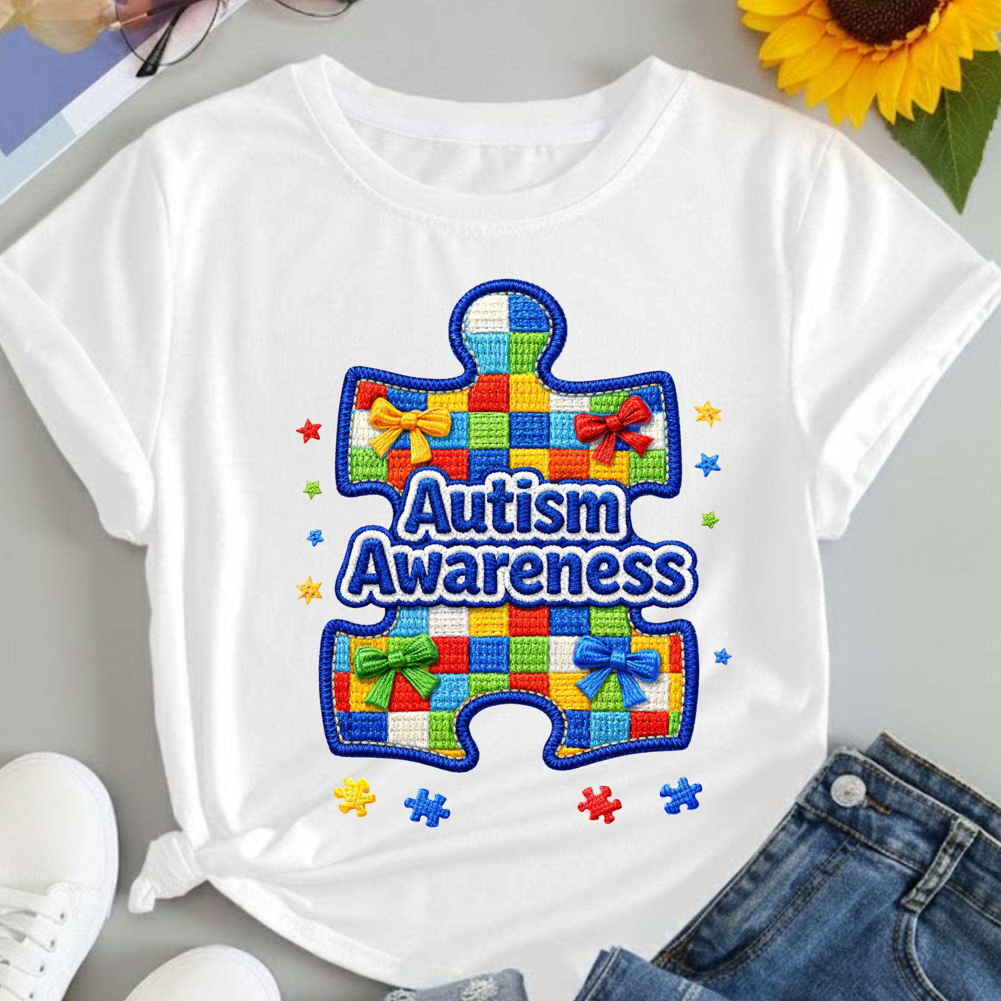 Autism Awareness PNG Bundle, Puzzle Png, Autism Coquette Bow Png ...