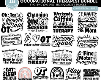 Occupational Therapist SVG Bundle| Occupational Therapist PNG| OT png| Peace Love Ot Svg| Ot Shirt Svg| Future ot Svg| Ot Assistant Svg