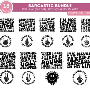 Sarcasm SVG PNG Bundle| Groovy Svg| Sarcasm Svg| Adult Humor Png Bundle| Retro Svg Bundle| Funny Quotes Svg| Sarcastic Saying Svg